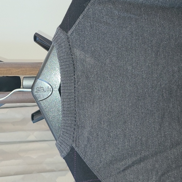 NWOT Mens Toscano mens sweater, grey and black 100% merino wool. Size large. - Picture 4 of 5